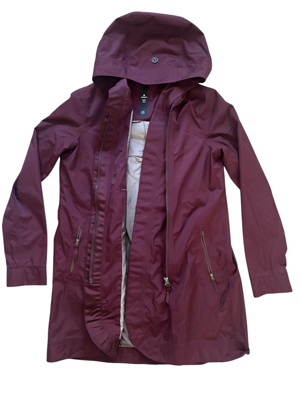 lululemon athletica Savasana waterproof Shell Rain Jacket Trench - Picture 4 of 11
